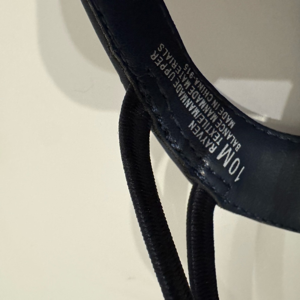 Navy Blue Strappy Sandals - Picture 6 of 8